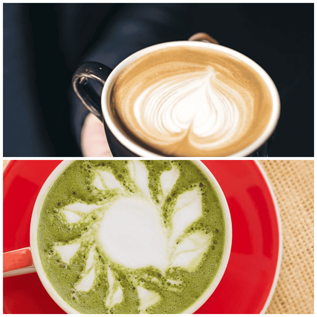 kopi dan matcha punya kesamaan dengan rasa berbeda